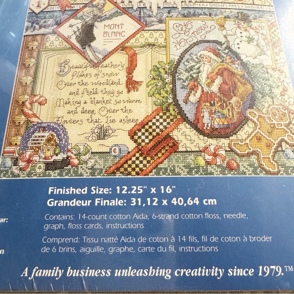 Janlynn Winter Sampler Cross Stitch Kit - - Picture 4 of 6